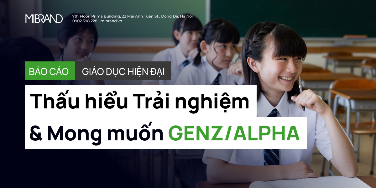 Mibrand công bố báo cáo: “Bên trong tâm trí Gen Z và Gen Alpha: Thấu hiểu Trải nghiệm và Mong muốn về Giáo dục hiện đại”
