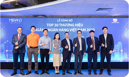 Lễ công bố top 30 thương hiệu ngân hàng