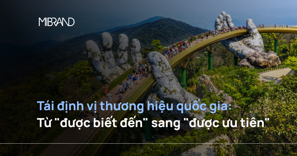 Tái định vị thương hiệu quốc gia: Từ “được biết đến” sang “được ưu tiên”