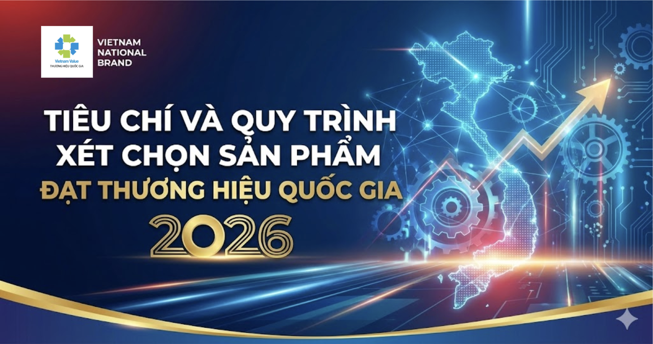 Tiêu chí và quy trình xét chọn sản phẩm đạt Thương hiệu quốc gia 2026