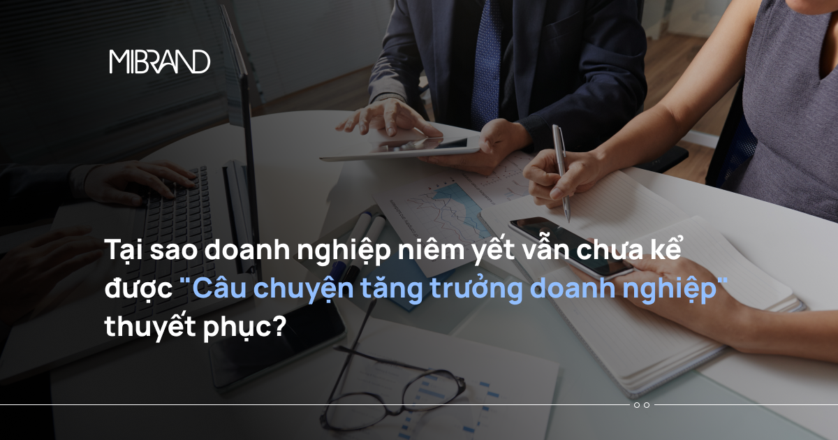 Tại sao doanh nghiệp niêm yết vẫn chưa kể được “Câu chuyện tăng trưởng doanh nghiệp” thuyết phục?