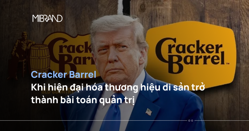 Cracker Barrel: Khi hiện đại hóa thương hiệu di sản trở thành bài toán quản trị